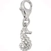 Einhänger Seepferd Seepferdchen, Charm Charms, 925 Silber, Damen