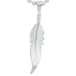 Feder - Silberanhänger Schmuck Anhänger 8,5x42,7mm aus 925 Silber Damen