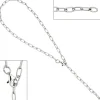 Fußkettchen Fußkette Silberkette 925 Silber, 27cm Fußschmuck variabel verkürzbar