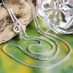 Fußkette Venezianer Kette, 925 Silber, 27cm, Fußschmuck, Damen