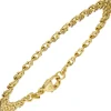 Garibaldiarmband Armband Armkette aus 585 Gold Gelbgold massiv, 19cm, Unisex