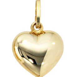 Goldanhänger Herzanhänger Anhänger 10,5x11,6mm Herz 333 Gold Gelbgold für Damen