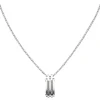 Halskette Collier Kette mit Anhänger aus Edelstahl 50-55cm Halsschmuck Unisex