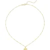 Halskette Collier mit Anhänger Christopherus 925 Silber gold vergoldet 43cm
