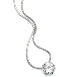 Halsschmuck Zirkonia Anhänger 925 Silber Echtsilber Damen Silberanhänger