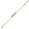 Identbändchen Armband Armschmuck, 585 Gelbgold, 16cm, für Kinder