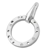 Kettenanhänger Anhänger 42x27mm mit Zirkonia 925 Echt Silber Halsschmuck Damen