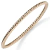 Kordel Armreif Armband Armschmuck aus 585 Gold Rotgold 3,5mm breit, glänzend