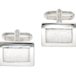 Manschettenknöpfe aus 925 Silber Sterlingsilber teileismatt Herren