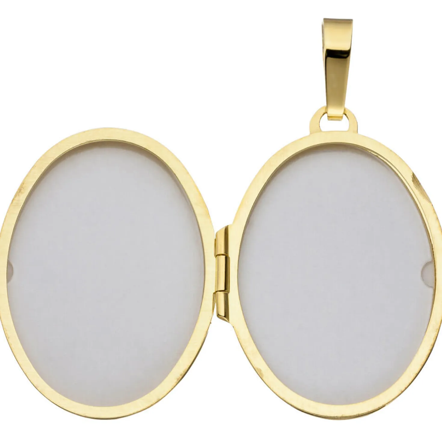 Medaillon Anhänger 24,1x33,8mm zum Öffnen 333 Gelbgold Oberfläche eingraviert