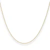 1,2mm Ankerkette diamantiert Collier Halskette aus 375 Gold Gelbgold 42cm