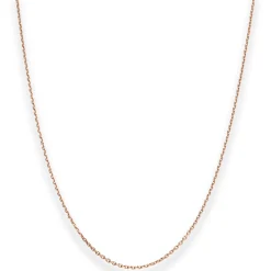 1,3mm Ankerkette diamantiert Collier Halskette aus 585 Gold Rotgold 42cm