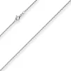 1,7mm Ankerkette diamantiert Collier Halskette aus 925 Silber rhodiniert 55cm