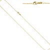 1,3mm Ankerkette diamantiert Halskette Collier aus 750 Gold Gelbgold 45cm