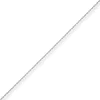 1,3mm Ankerkette diamantiert Kette Collier Halskette aus 750 Gold Weißgold 45cm