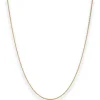 1,3mm Ankerkette diamantiert Kette Collier Halskette aus 750 Gold Gelbgold 50cm