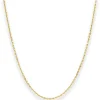 1,3mm Ankerkette diamantiert Kette Collier Halskette aus 333 Gold Gelbgold 60cm