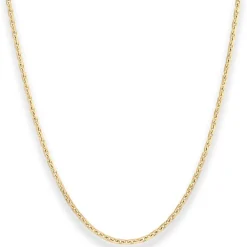 2mm Ankerkette diamantiert Kette Collier Halskette aus 333 Gold Gelbgold 50cm