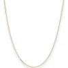 1,3mm Ankerkette diamantiert Kette Collier Halskette aus 333 Gold Gelbgold 38cm
