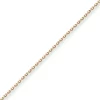 1,3mm Ankerkette diamantiert Kette Collier Halskette aus 585 Gold Gelbgold 42cm