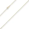 1,3mm Ankerkette diamantiert Kette Collier Halskette aus 585 Gold Gelbgold 36cm