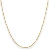 1mm Ankerkette diamantiert Kette Collier Halskette aus 375 Gold Gelbgold 50cm