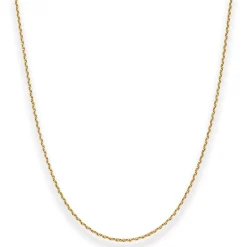 1,7mm Ankerkette diamantiert Kette Collier Halskette aus 333 Gold Gelbgold 38cm