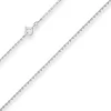 1,3mm Ankerkette diamantiert Silberkette Collier Halskette aus 925 Silber 60cm