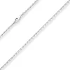 2mm Ankerkette diamantiert Silberkette Collier Halskette aus 925 Silber 40cm