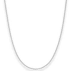 1,7mm Ankerkette diamantiert Silberkette Collier Halskette aus 925 Silber 50cm