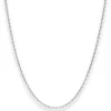 1,9mm Ankerkette diamantiert Silberkette Collier Halskette aus 925 Silber 50cm