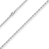 2,5mm Ankerkette diamantiert Silberkette Collier Halskette aus 925 Silber 60cm