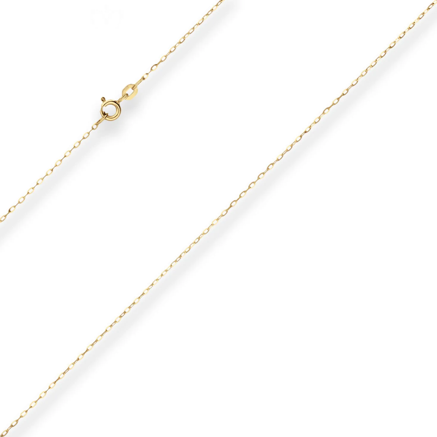 1,1mm Ankerkette flach Collier Halskette aus 333 Gold Gelbgold 36cm