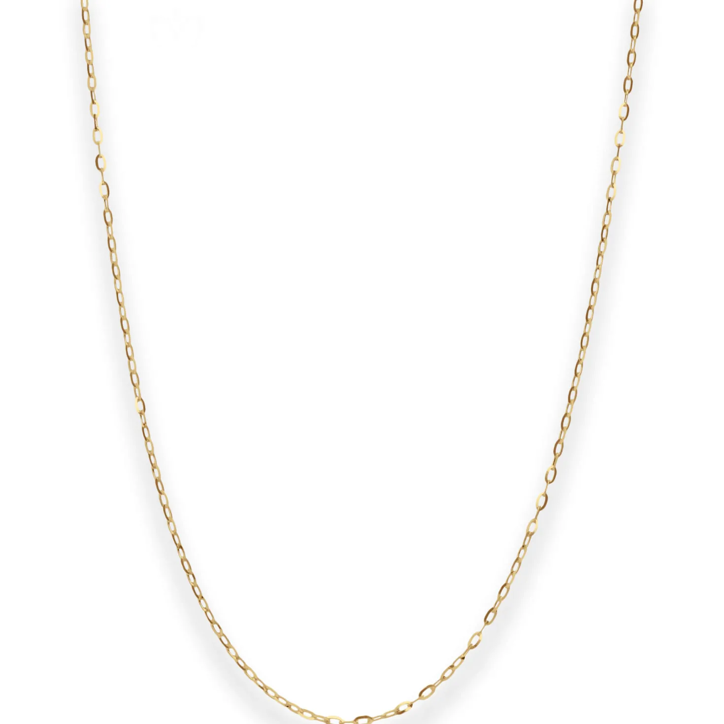 1,1mm Ankerkette flach Collier Halskette aus 333 Gold Gelbgold 36cm