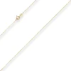 1,1mm Ankerkette flach Collier Halskette aus 585 Gold Gelbgold 40cm