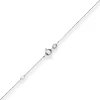 0,8mm Ankerkette flach Collier mit Zwischenöse aus 585 Gold Weißgold 42cm
