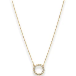 1,2mm Ankerkette flach Collier Ring 585 Gold gelb/weiß 46cm mit Zwischenöse