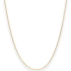 1,2mm Ankerkette flach Goldkette Collier Halskette aus 333 Gold Gelbgold 36cm