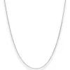 1,2mm Ankerkette flach Goldkette Collier Halskette aus 585 Gold Weißgold 38cm