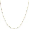 1,2mm Ankerkette flach Kette Collier aus 333 Gold Gelbgold 38cm mit Zwischenöse