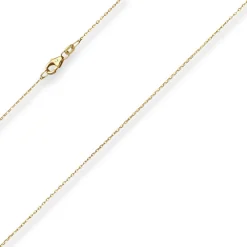1,1mm Ankerkette flach Kette Collier Halskette aus 585 Gold Gelbgold 42cm