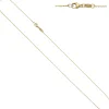 0,6mm Ankerkette Kette Collier Halskette aus 585 Gold Gelbgold 42cm