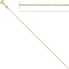 0,6mm Ankerkette Kette Collier Halskette aus 585 Gold Gelbgold 45cm