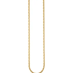 3mm Ankerkette Kette Collier Halsschmuck aus 333 Gold Gelbgold diamantiert 50cm