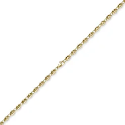 6mm Ankerkette Kette Collier Schiffsanker Halskette aus 585 Gold Gelbgold 55cm