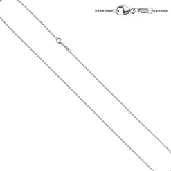 1,5mm Ankerkette Kette Halskette aus 950 Platin für Damen 45cm Platinkette