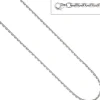 3,4mm Ankerkette Kette Halskette Collier aus 925 Silber diamantiert, 55cm