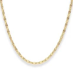 3,4mm Ankerkette-Steg Kette Collier Halskette aus 585 Gold Gelbgold 45cm