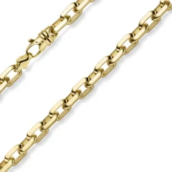 8,5mm Ankerktte Halskette Collier aus 585 Gold Gelbgold massiv 65cm Herren