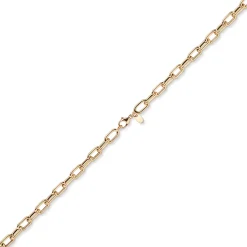 6mm Anker-Weit-Rechteck Kette Collier Halsschmuck aus 585 Gold Rotgold 45cm